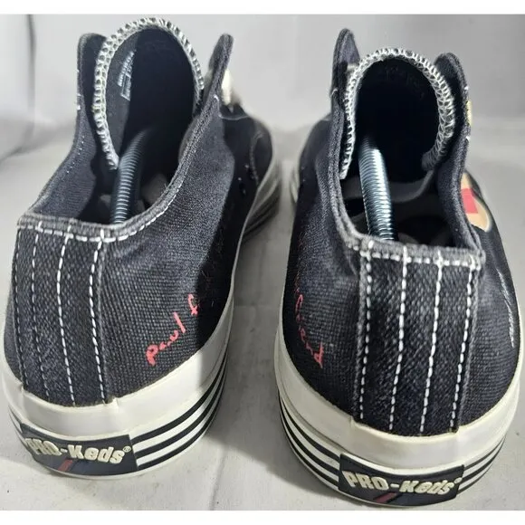 Pro-Keds Julius Zoom Paul Frank Unisex Men's Blk/R/Wh Low Top Shoe Size M7/W 8.5