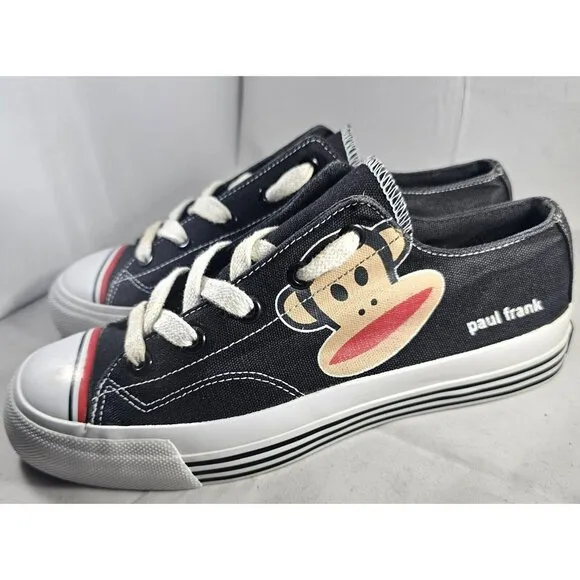 Pro-Keds Julius Zoom Paul Frank Unisex Men's Blk/R/Wh Low Top Shoe Size M7/W 8.5
