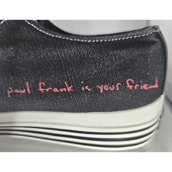 Pro-Keds Julius Zoom Paul Frank Unisex Men's Blk/R/Wh Low Top Shoe Size M7/W 8.5
