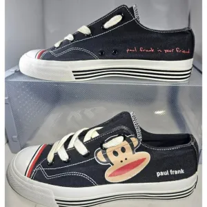 Pro-Keds Julius Zoom Paul Frank Unisex Men's Blk/R/Wh Low Top Shoe Size M7/W 8.5