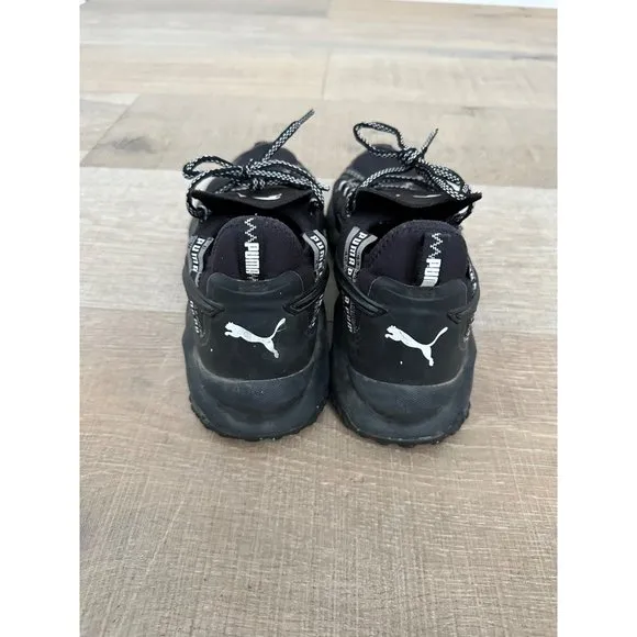 Puma Black Athletic Trail Running Shoes Size 9 US With Rugged Outsoles &amp; Lace-Up