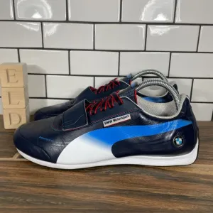 Puma BMW evoSPEED Mens Size 8 Shoes Blue Low Top Motorsport Driving Sneakers
