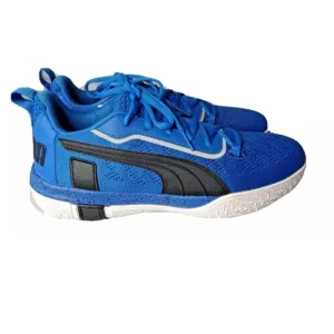Puma Legacy Low Men's Basketball Shoes Size 10.5  Blue~Black~White 193601-04