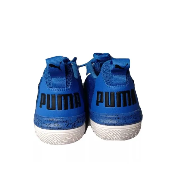 Puma Legacy Low Men's Basketball Shoes Size 10.5  Blue~Black~White 193601-04