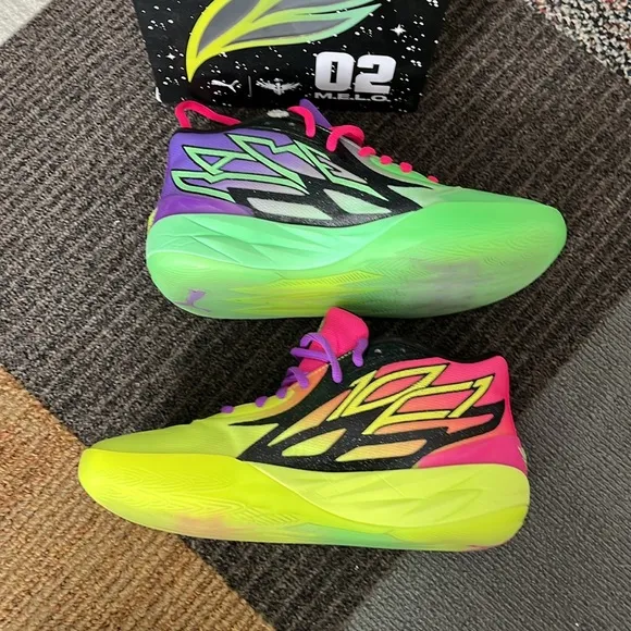 Puma MB.02 Rick &amp; Morty LaMello Ball Basketball Shoes/Sneakers. Men’s 8.5.