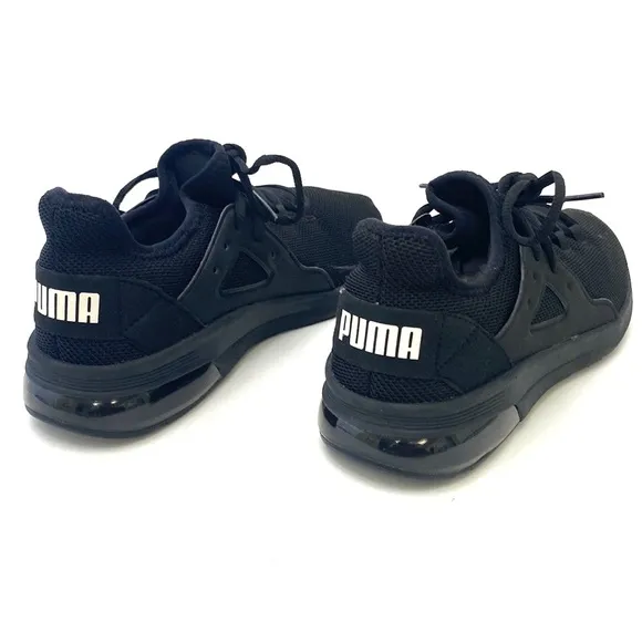 Puma Men's Triple Black Electron Street Training/Running Shoes