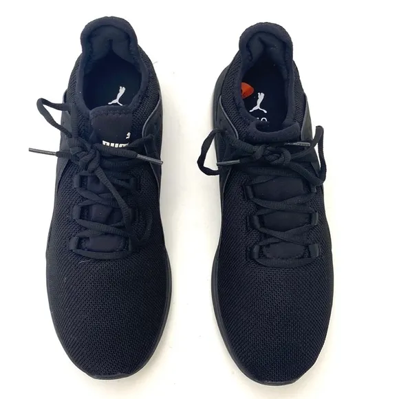 Puma Men's Triple Black Electron Street Training/Running Shoes