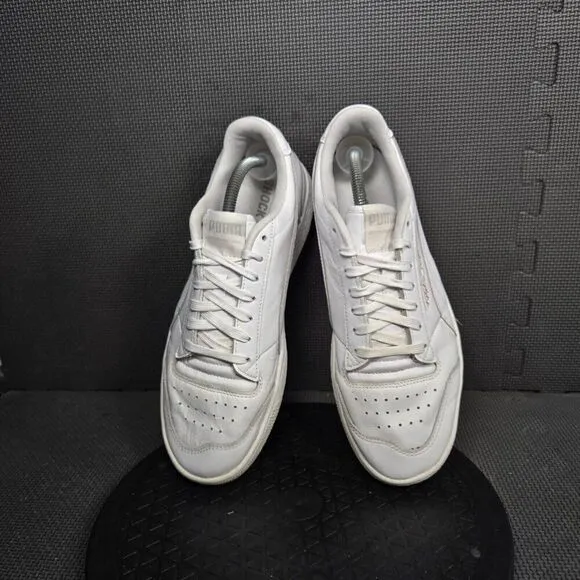 Puma Ralph Sampson Shoes Mens Sz 10.5 White Low Top Athletic Trainers Sneakers