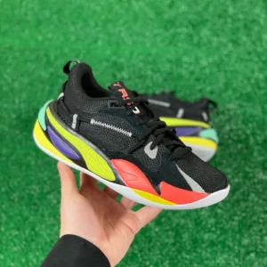 Puma RS-Dreamer Low GS Basketball Shoes Black Multicolor 194166-03 NEW Multi