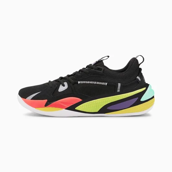 Puma RS-Dreamer Low GS Basketball Shoes Black Multicolor 194166-03 NEW Multi