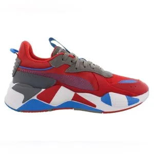 Puma Rs x Retro Red Steel Gray Indigo Sneakers Size 10.5