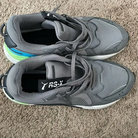 Puma rs-x running system laced low top grey men’s 11 sneakers trainers shoes