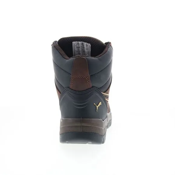 Puma Safety Mens Tornado Soft Toe CTX Mid Waterproof EH SR Brown Boots (NWT)