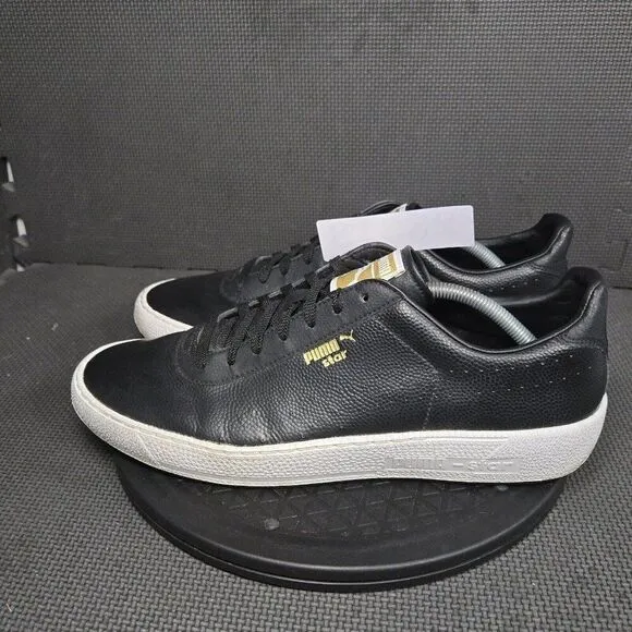 Puma Star L Core Shoes Mens Sz 12 Black White  Low Top Athletic  Sneakers