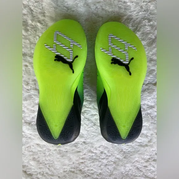 Puma Stewie 1 Women’s Basketball Shoes, Yellow-Green, Black, Size 8.5 M, NIB