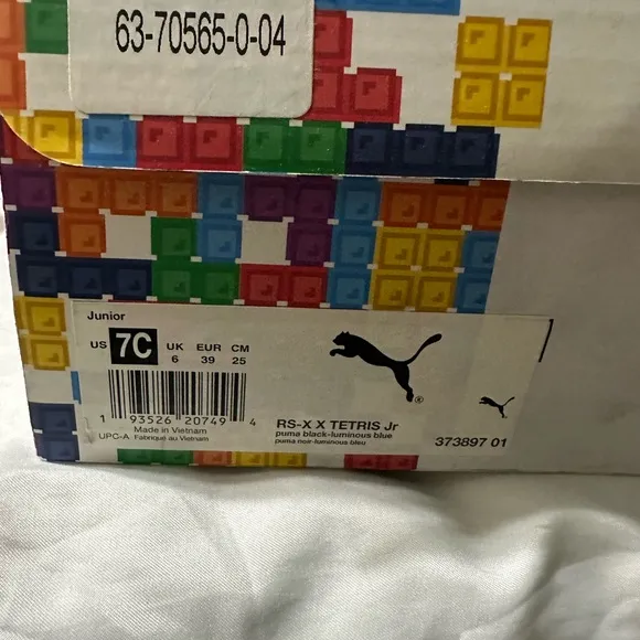 Puma Tetris junior shoes. Used and well taken care of ❤️
