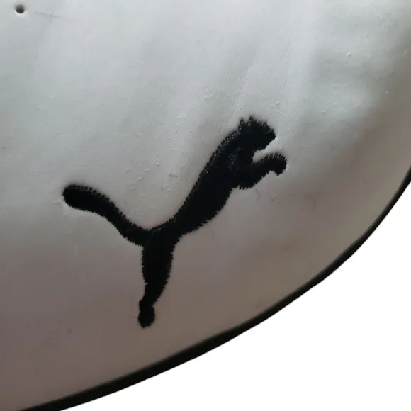 Puma White and Black Athletic Shoes with Synthetic Upper
