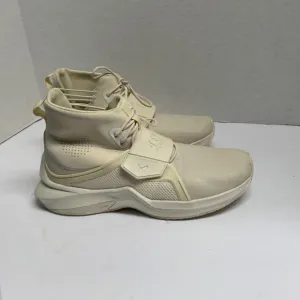 Puma Womens Sz 7.5 The Fenty Rihanna Cream Colored High Top Sneaker Shoes   1903
