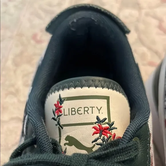 Puma x Liberty Green and White Floral Sneakers