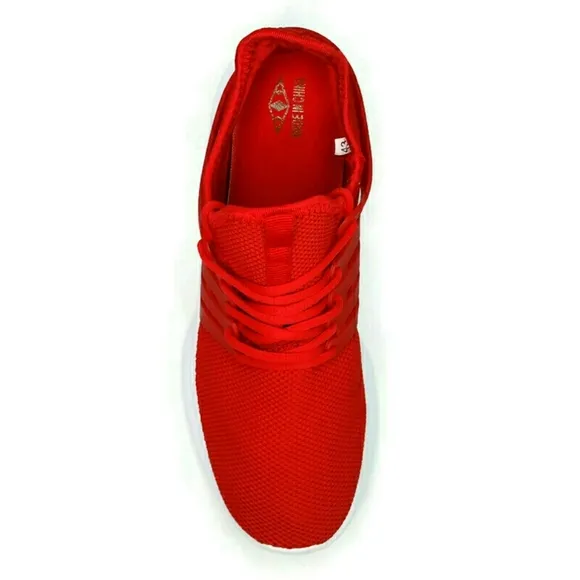 QANSI Men's Sneakers Flyknit Mesh Breathable Shoes