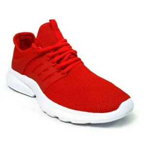 QANSI Men's Sneakers Flyknit Mesh Breathable Shoes