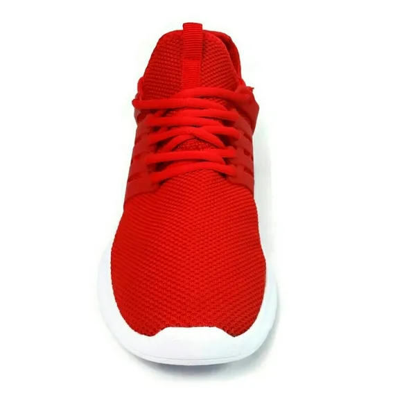 QANSI Men's Sneakers Flyknit Mesh Breathable Shoes