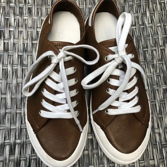 Rag &amp; Bone Leather Low Top Sneakers 37EU NEW