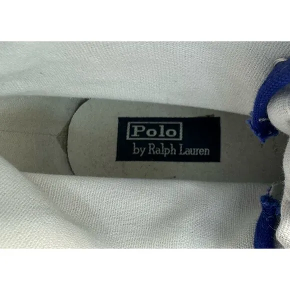 Ralph Lauren Polo 67 Italy Rudy Blue High Top  Men Size 11D Sneakers (READ)