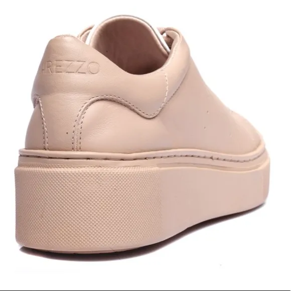 RARE Arezzo x Pantone Collab Ltd 15-1317 Biscuit Sneakers Women's Size 8.5