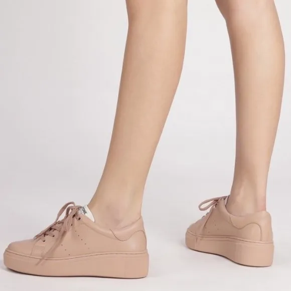 RARE Arezzo x Pantone Collab Ltd 15-1317 Biscuit Sneakers Women's Size 8.5