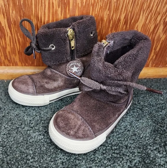 RARE Converse All Star Calf Knee High X-HI Infants 6