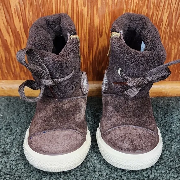 RARE Converse All Star Calf Knee High X-HI Infants 6