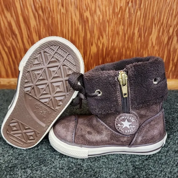 RARE Converse All Star Calf Knee High X-HI Infants 6