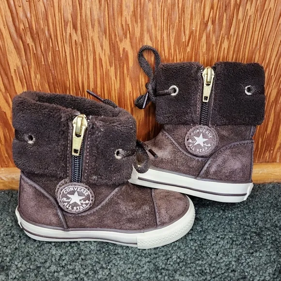 RARE Converse All Star Calf Knee High X-HI Infants 6