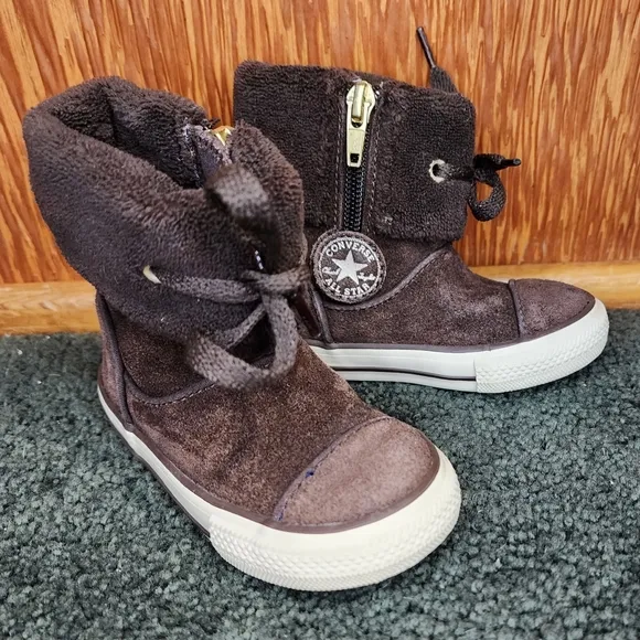 RARE Converse All Star Calf Knee High X-HI Infants 6