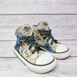 RARE Converse All-Star DC Comic BATMAN Hi Shoes Toddler Size 6