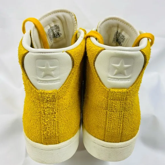 RARE Converse PRO Leather PL 76 Mustard Yellow Sz 10.5 mens or W12 canary Bird