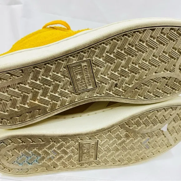 RARE Converse PRO Leather PL 76 Mustard Yellow Sz 10.5 mens or W12 canary Bird