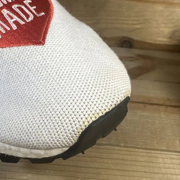 RARE Mens Size 13.5 Adidas NMD Human Race Pharrell “Human Made White Red” EF7223