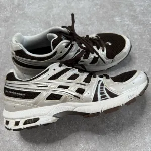 Rare Vintage Y2K ASICS Gel-Kayano Walker in chocolate brown &amp; silver size 8