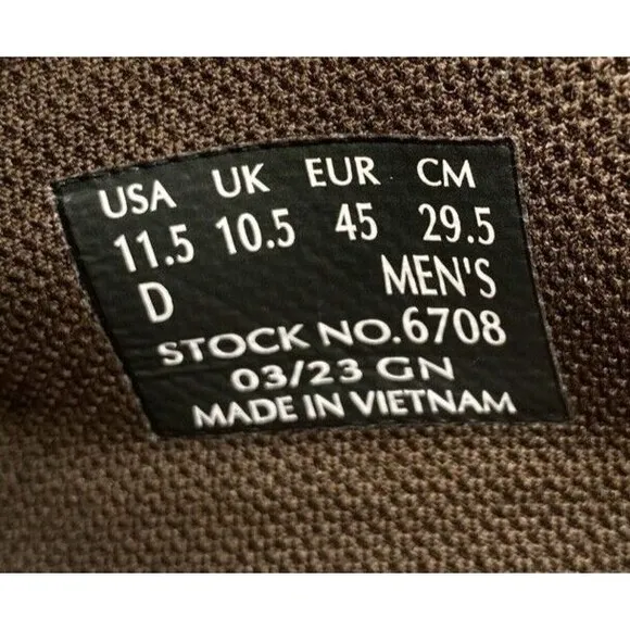 Red Wing Shoes Mens Size US 11.5 Comfort 6708 Pro Safety Toe Brown Leather ASTM
