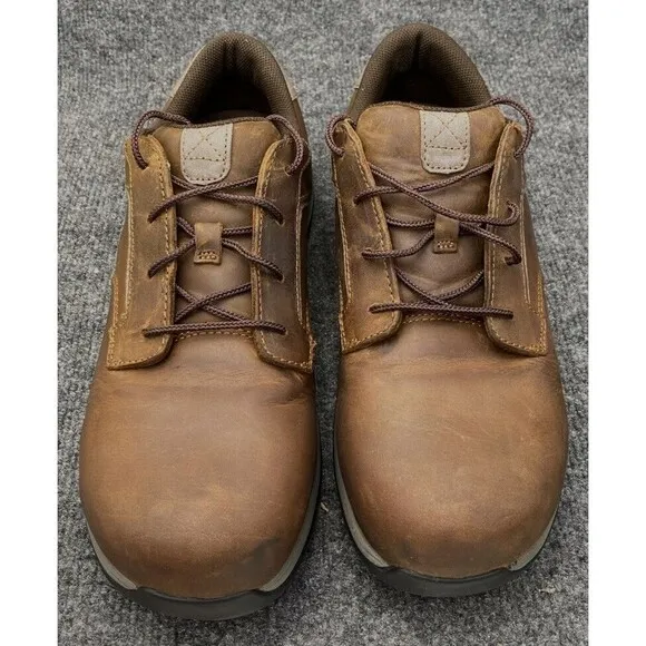 Red Wing Shoes Mens Size US 11.5 Comfort 6708 Pro Safety Toe Brown Leather ASTM