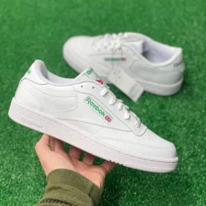 Reebok Club C 85 Low Mens Sportswear Shoes White 100000155 NEW Multi Sz
