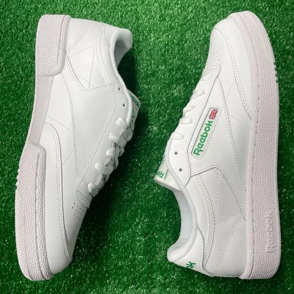 Reebok Club C 85 Low Mens Sportswear Shoes White 100000155 NEW Multi Sz