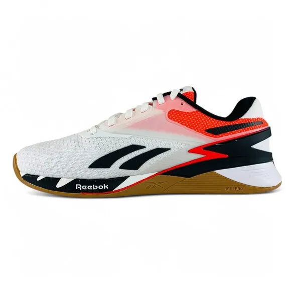 Reebok Nano X3 Mismatched White Red Blue Men's Training Shoes 100073363