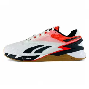 Reebok Nano X3 Mismatched White Red Blue Men's Training Shoes 100073363