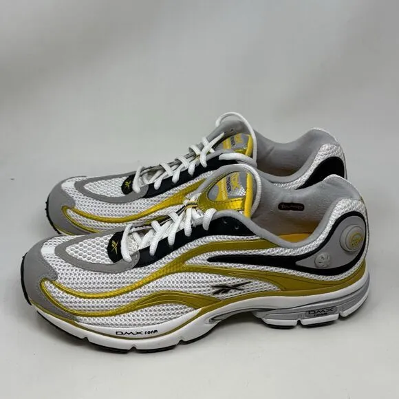 Reebok Premier Pump Paris Mens 12 Gold Black Silver Trainers Running Shoes