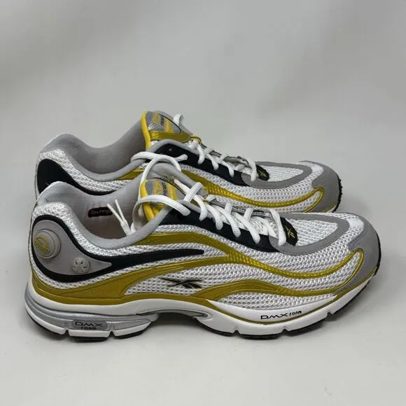 Reebok Premier Pump Paris Mens 12 Gold Black Silver Trainers Running Shoes