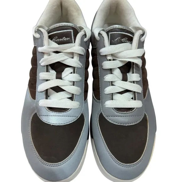 Reebok S. Carter Collection RBK Low Top Sneakers Gray Brown Sz 9.5 Men Rare Y2K
