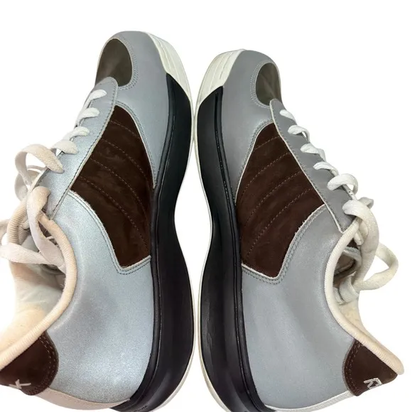 Reebok S. Carter Collection RBK Low Top Sneakers Gray Brown Sz 9.5 Men Rare Y2K